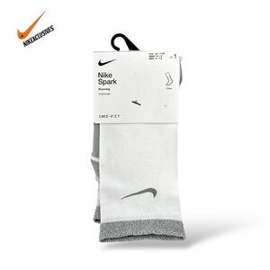 Nike Spark Dri-fit Cushioned Crew Running Socks Compression CU7200-100